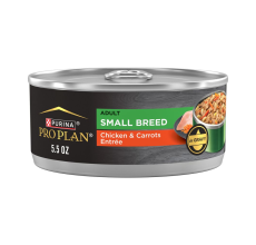 Pro Plan Adult Small Breed Chicken And Carrots Entree In Gravy Wet Dog Food 156g