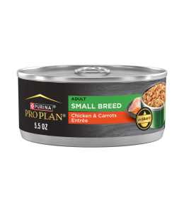 Pro Plan Adult Small Breed Chicken And Carrots Entree In Gravy Wet Dog Food 156g
