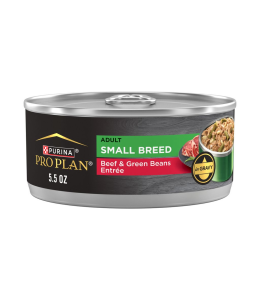 Pro Plan Adult Small Breed Beef And Green Beans Entree In Gravy Wet Dog Food 156g
