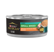 Pro Plan Puppy Small Breed Chicken And Brown Rice Entree Wet Dog Food 156g