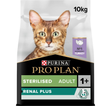 Pro Plan Sterilised Renal Cat Turkey Cat Dry Food 10Kg