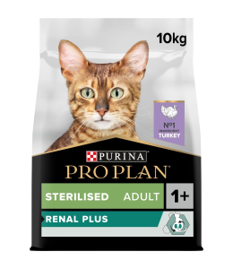Pro Plan Sterilised Renal Cat Turkey Cat Dry Food 10Kg