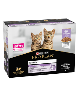 Purina Pro Plan Kitten Wet Cat Food Turkey In Gravy Multipack -10 X 85g