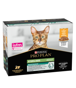 Purina Pro Plan Nutri Savour Chicken In Gravy Sterilised Cat Food Pouch - 85 G - Pack Of 12