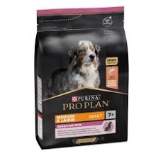 Purina Pro Plan Medium Adult Large 7+ Sensitive Skin Dog Salmon 3Kg