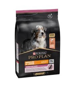 Purina Pro Plan Medium Adult Large 7+ Sensitive Skin Dog Salmon 3Kg