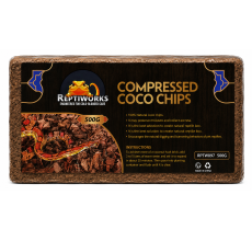 Reptiworks Compressed Coco Chips, 500G