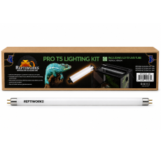 Reptiworks Pro T5 Lighting Kit-24WIncluding 10.0 T5 Uvb Tube238*58*42Mm ( Tropical Version)