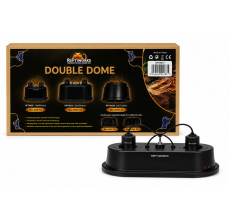 Reptiworks Double Dome Max.150W×228.5X14.5X19Cm / 11.2"X5.7"X7.4"