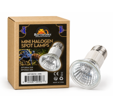 Reptiworks Mini Halogen Spot Lamps 20W5X5X7Cm / 2"X2"X2.7"