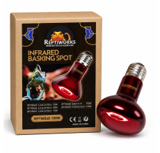 Reptiworks Infrared Basking Spot 100W8X8X11Cm / 3.1"X3.1"X4.3"