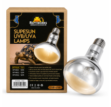 Reptiworks Supesun Uvb/Uva Lamps-100W9.5X9.5X13.8Cm / 3.7"X3.7"X5.4"