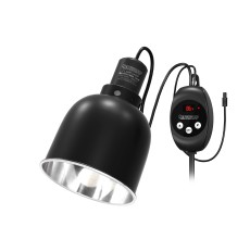 Reptiworks Reptile Light Fixture With Dimming Thermostat 5.5" Max.100W14X14X19.5Cm / 5.5"X5.5"X7.6