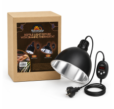 Reptiworks Reptile Light Fixture With Dimming Thermostat 5.5" Max.100W14X14X19.5Cm / 5.5"X5.5"X7.6