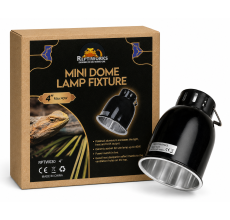 Reptiworks Mini Dome Lamp Fixture Max.40W10X10X10.5Cm / 3.9"X3.9"X4.1"