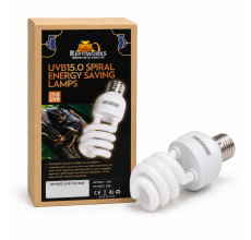 Reptiworks Uvb15.0 Spiral Energe Saving Lamps-26W6X6X14.7Cm / 3.7"X3.7"X5.7"