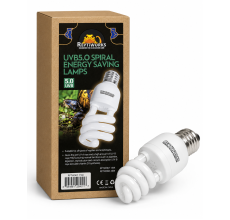Reptiworks Uvb5.0 Spiral Energe Saving Lamps-15W6X6X13Cm / 2.3"X2.3"X5.1"