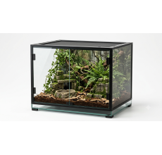 Reptiworks Reptile Glass Terrarium-Hinge Double Doors60*45*45Cm