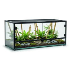 Reptiworks Reptile Glass Terrarium-Hinge Double Doors 90*45*32Cm