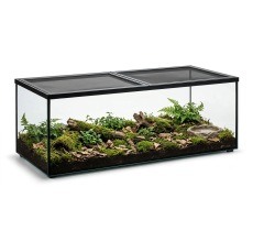 Reptiworks Easy Clean Knock-Down Glass Habitat120X45X30.5Cm / 47.2"X17.7"X12"Mesh Cover: 2 Pcs