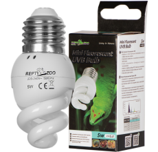 Reptizoo Mini Fluorescent UVB Bulb 5W