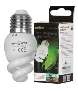 Reptizoo Mini Fluorescent UVB Bulb 5W