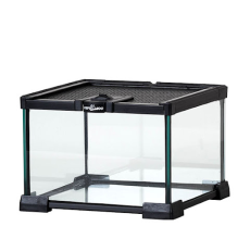 Reptizoo Mini Glass Reptile Habitat 21x21x15 cm Black