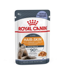 Royal Canin Feline Care Nutrition Hair & Skin Jelly (Wet Food - Pouch) 85g