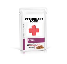 Prescription Diets Vet Health Nutrition Feline Renal with Fish (WET FOOD - Pouches) 12 x 85g
