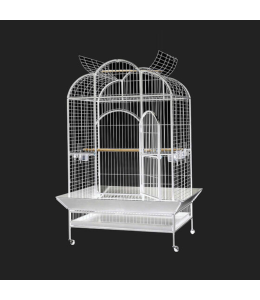 Dayang Bird Cage (A24) - 131.5 x 102 x 185cm[Dimension - 131.5 x 102 x 185cm]-White
