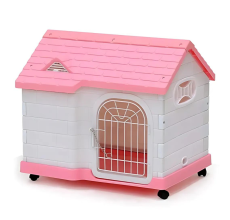 Dayang Dog Cage (085) - 63.5 x 46 x 58.5cm-Pink