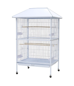 Dayang Bird Cage (A01) - 107 x 88.5 x 170cm-White