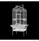Dayang Bird Cage (A14) - 82.5 x 77.5 x 156cm-White