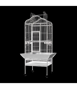 Dayang Bird Cage (A14) - 82.5 x 77.5 x 156cm-White