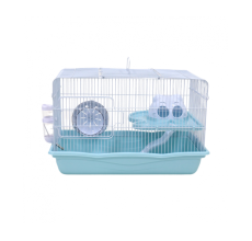 Dayang Hamster Cage(BC-M0301) 55x34x36cm, Assorted Colors (Only Sold By Box Of 6 Pcs)