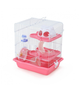 Dayang Hamster Cage (M01) - 26 x 20 x 27cm[Dimension - 26 x 20 x 27cm]