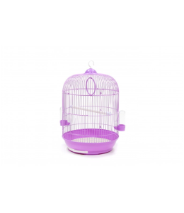Dayang Bird Cage - A309 (Round) - 33 x 33 x 53cm[Color - White, Dimension - 33 x 33 x 53cm]
