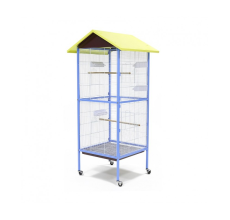 Dayang Bird Cage (A25) - 78 x 74.5 x 166cm[Dimension - Blue Frame