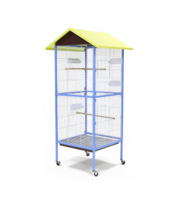 Dayang Bird Cage (A25) - 78 x 74.5 x 166cm[Dimension - Blue Frame