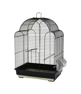 Dayang Bird Cage (Medium) - 42 x 30 x 57cm[Dimension - 42 x 30 x 57cm]-Black (only sold by 6pcs)
