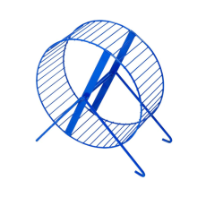 Dayang Hamster Wheel - 13 x 8 x 14cm[Dimension - 13 x 8 x 14cm]