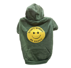 Sarina's Hoodie Green Happy - XXL
