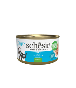Schesir Compliments cat Wet Food In Jelly Can Tuna 70g