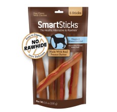 SmartBones Sticks Peanut Butter 5 Pk
