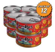 Smudges Adult Cat Chicken With Salmon In Gravy 80g Pack of 12