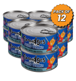 Smudges Adult Cat Tuna Flakes With Mackerel in Soft Jelly 80g Pack of 12
