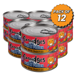 Smudges Adult Cat Tuna with Crabsticks in Gravy 80g Pack of 12