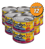 Smudges Kitten Chicken Shredded in Gravy 60g Pack of 12