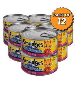 Smudges Kitten Chicken Shredded in Gravy 60g Pack of 12