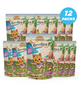 Aloha Smudges Chicken Adult Cat wet food in Jelly 85g Pouch Pack of 12